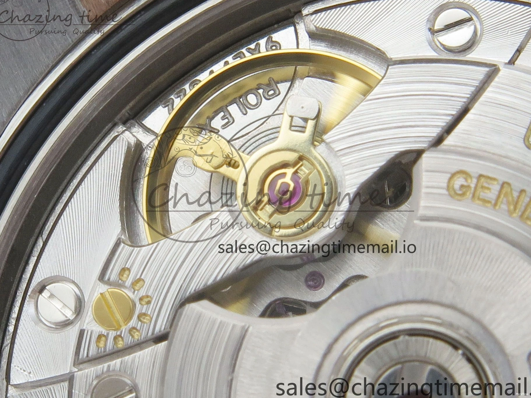 MiroTime 0407 DateJust 36 SS RG ARF 1:1 Best Edition 904L Steel Gray Dial Green Roman on Oyster Bracelet SH Affordable 73